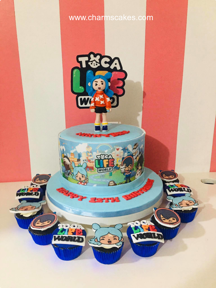 Toca Life Featured Custom Cake