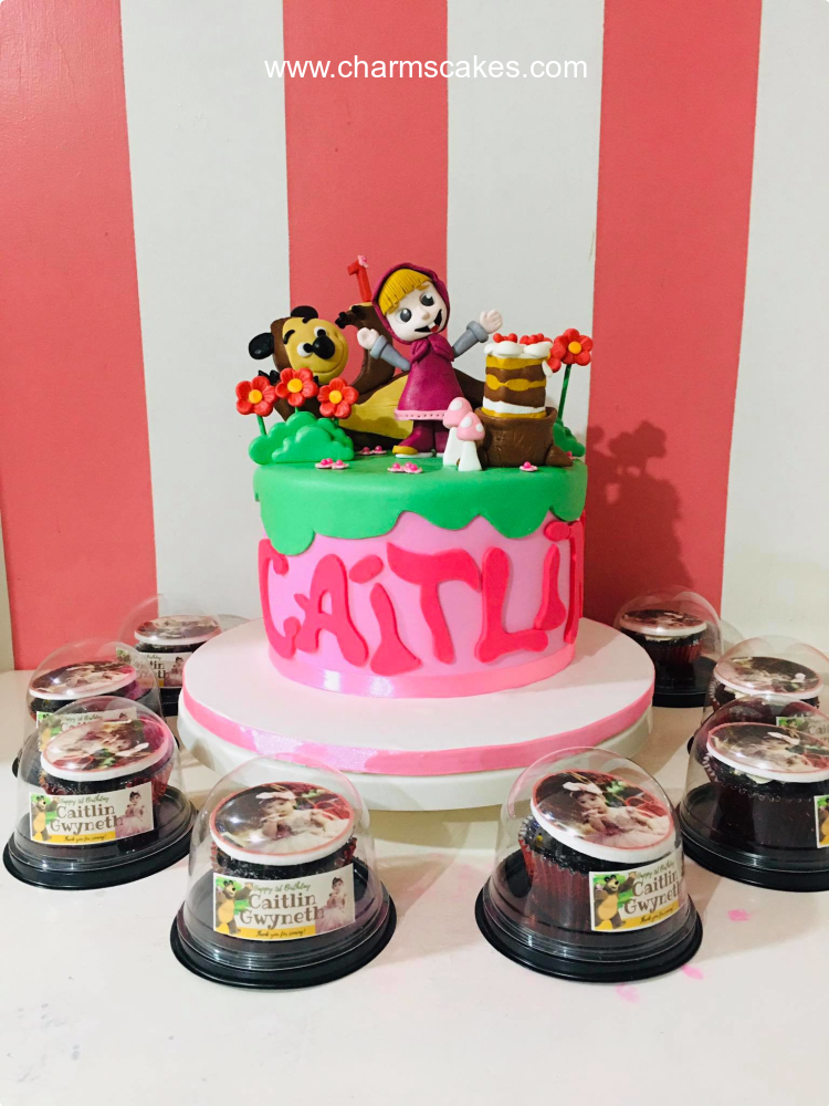 Masha and the Bear themed cake for... - Fancy Baking by Sana | Facebook
