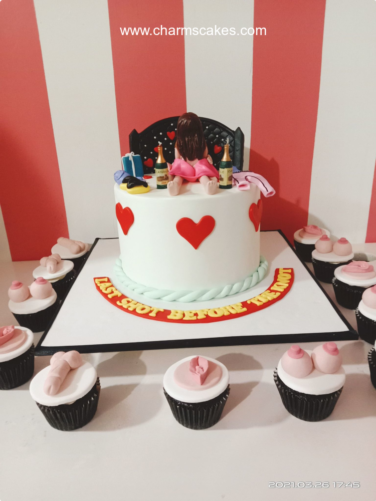 Naughty Featured Custom Cake