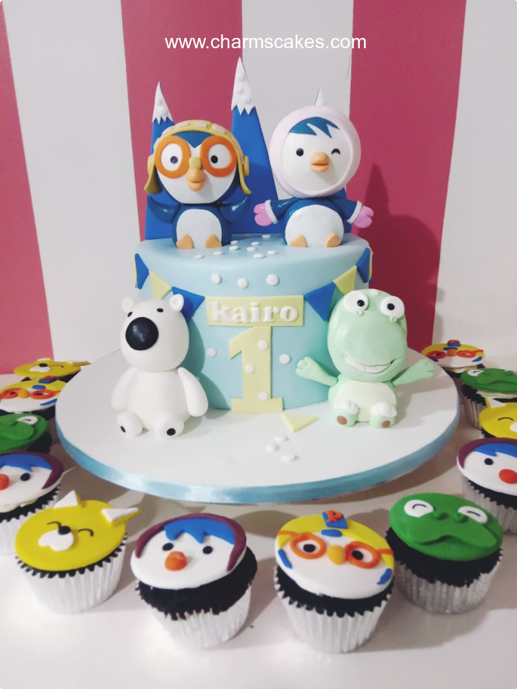 Pororo Featured Custom Cake