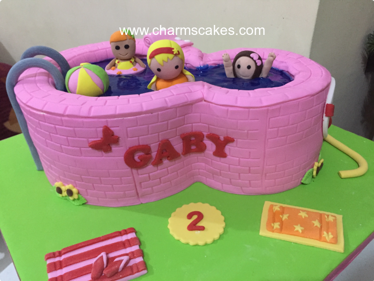 Pool Featured Custom Cake