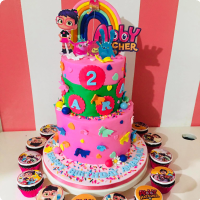 Abby Hatcher Featured Custom Cake