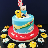 Adventure Time Featured Custom Cake