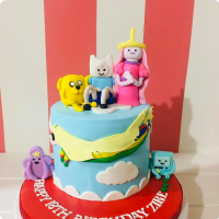 Adventure Time Too Featured Custom Cake