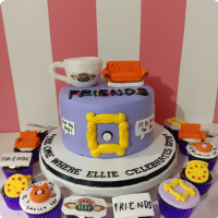 FRIENDS Featured Custom Cake