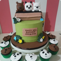 Bare Bears Featured Custom Cake