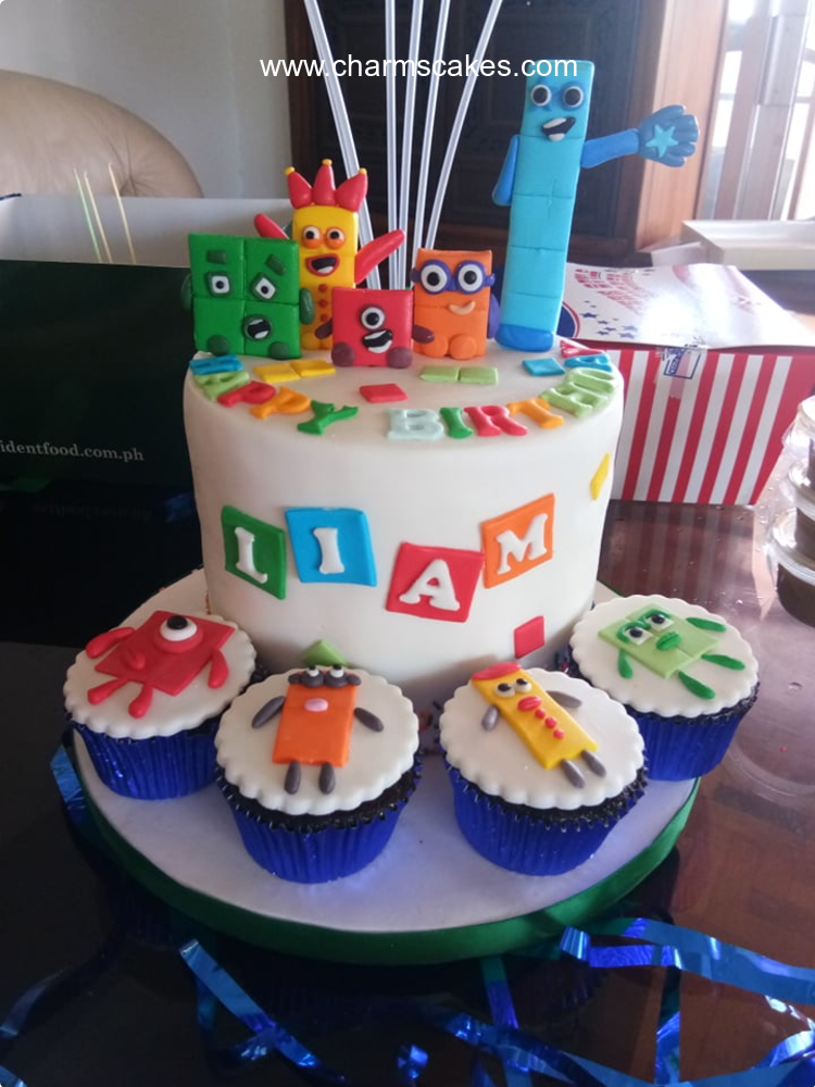 Numberblock Theme Birthday Cake / Kids Birthday Cake / Eggless Option  Available / Customized Cake | Shopee Singapore