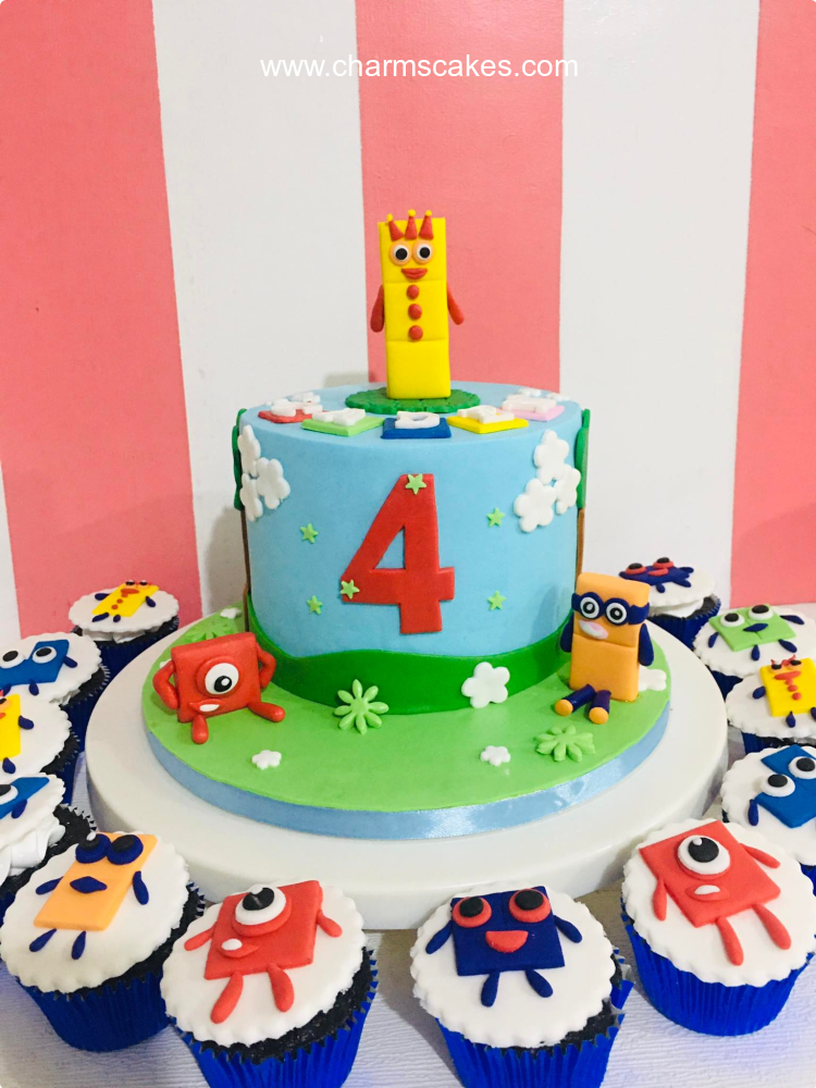 Rainbow Cake | Numberblock 7 Bake | @Numberblocks - YouTube