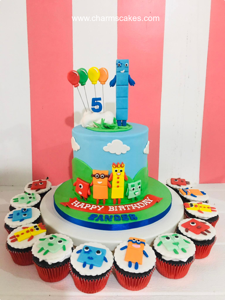 Handmade Edible number blocks cake topper decoration, Cbeebies,  Personalised | eBay