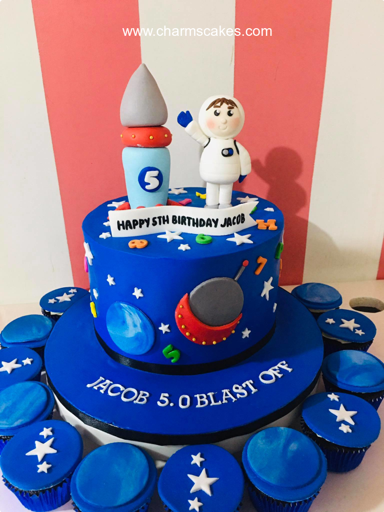 Jacob Outer Space Custom Cake