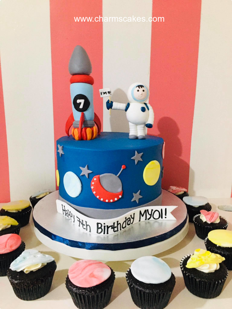 Myo Outer Space Custom Cake