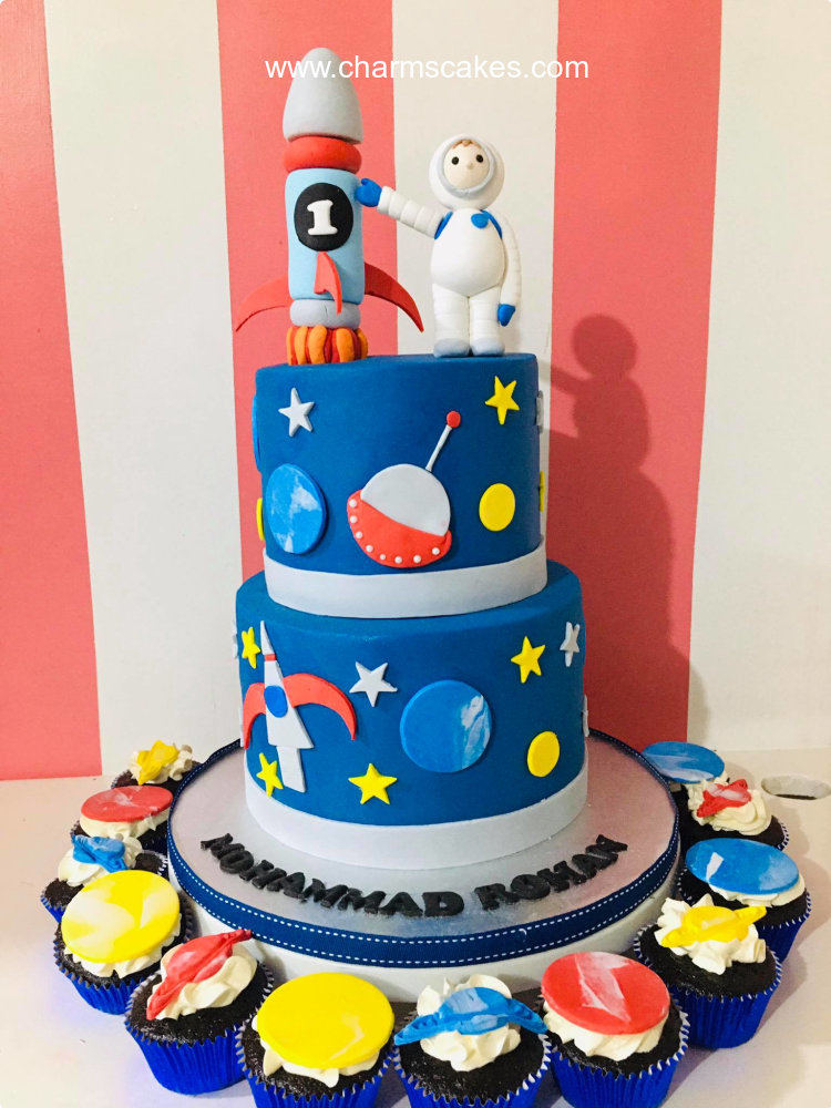 Rohan Outer Space Custom Cake