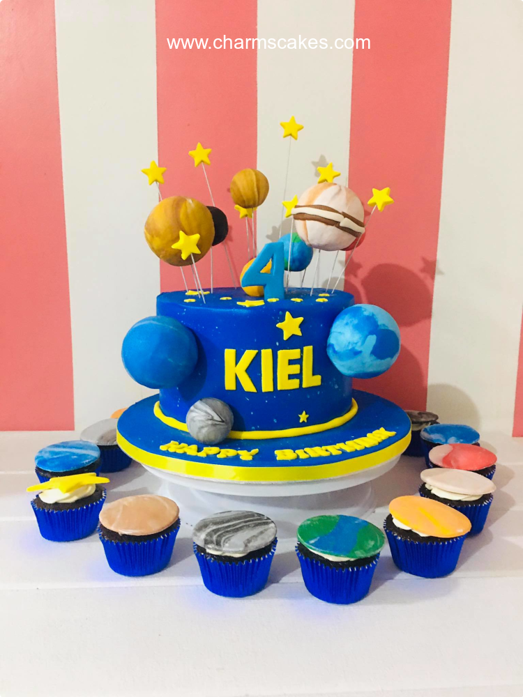 Kiel Outer Space Custom Cake