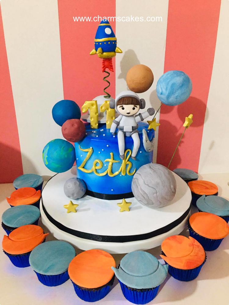 Zeth Outer Space Custom Cake