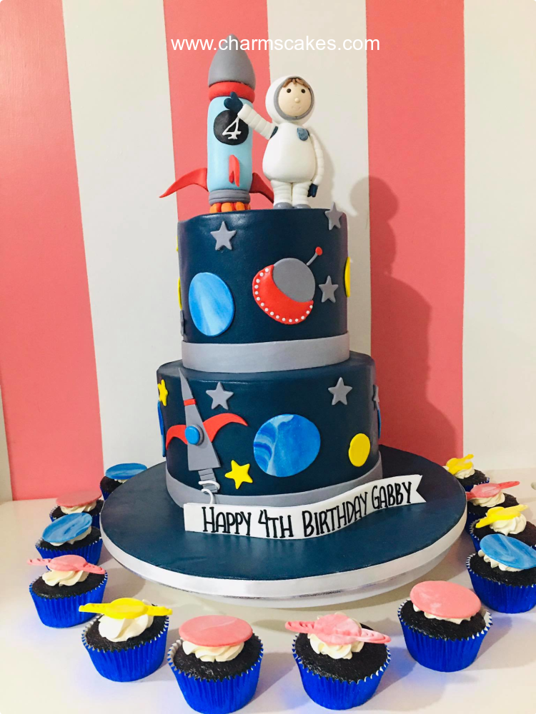 Gabby Outer Space Custom Cake