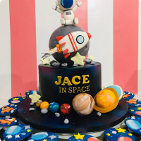 Jace Outer Space Custom Cake