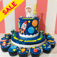 Space Birthday Cake [homemade] : r/food