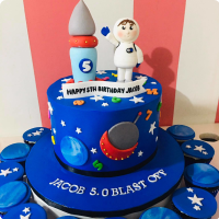 Jacob Outer Space Custom Cake