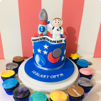 Klein Outer Space Custom Cake