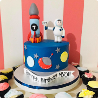 Myo Outer Space Custom Cake