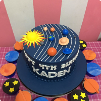 Space (Kaden) Outer Space Custom Cake