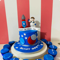 Inigo Outer Space Custom Cake