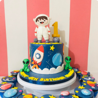 Alexander Outer Space Custom Cake