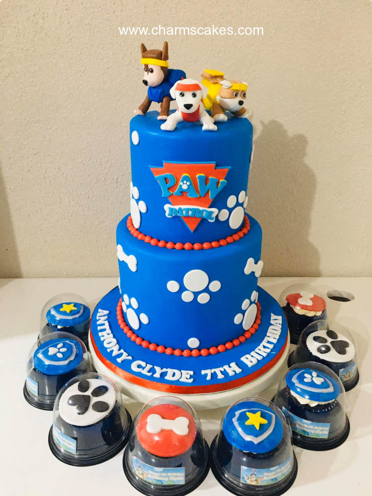 Paw Patrol (Clyde) Paw Patrol Custom Cake