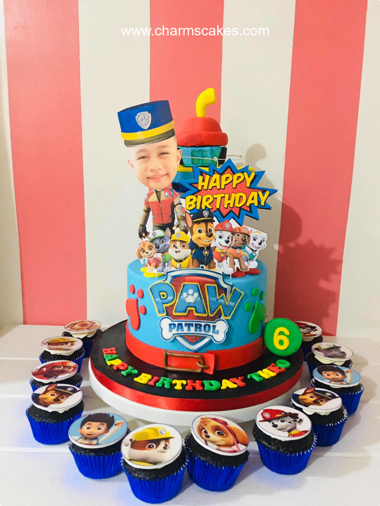 Theo Paw Patrol Custom Cake