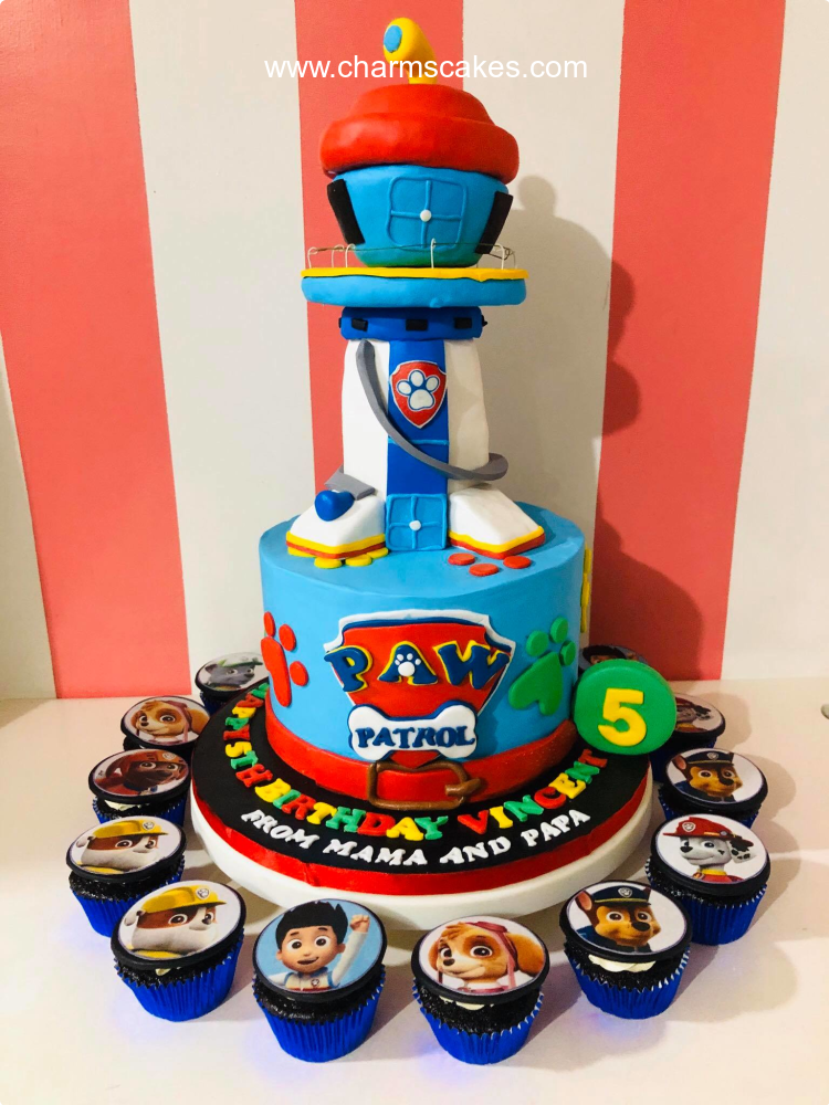 Vincent's Patrol Paw Patrol Custom Cake