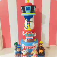 Paw's Tower Paw Patrol Custom Cake