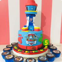 Ezio Paw Patrol Custom Cake