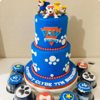 Paw Patrol (Clyde) Paw Patrol Custom Cake