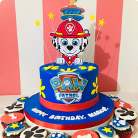 Marshall Paw Patrol Custom Cake