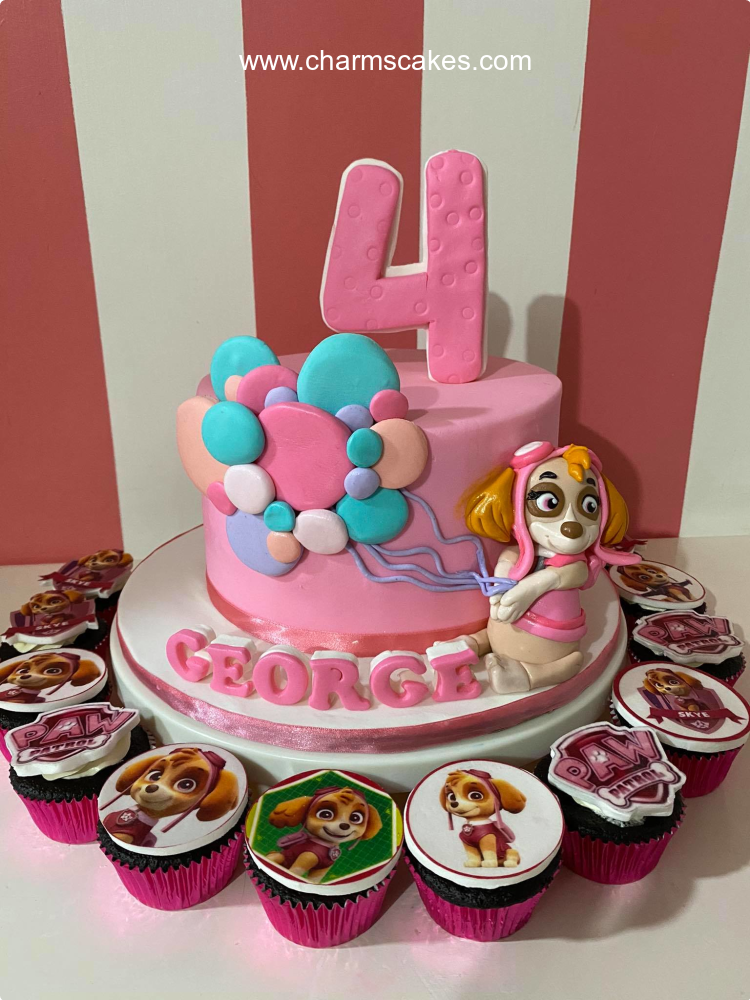 George Paw Patrol Custom Cake