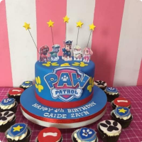 Paw Patrol (Caide) Paw Patrol Custom Cake