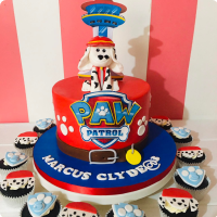 Clyde's Marshal Paw Patrol Custom Cake