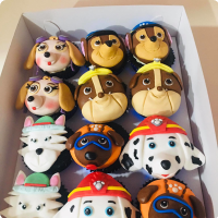 Paw Cupcakes Paw Patrol Custom Cake