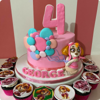 George Paw Patrol Custom Cake