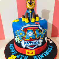 Police Dog Paw Patrol Custom Cake