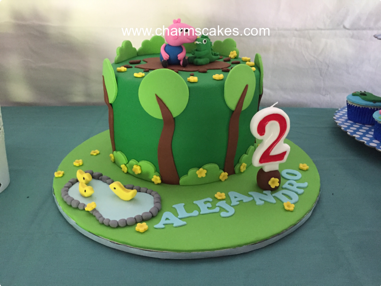 Peppa Pig (Alejandro) Peppa Pig Custom Cake