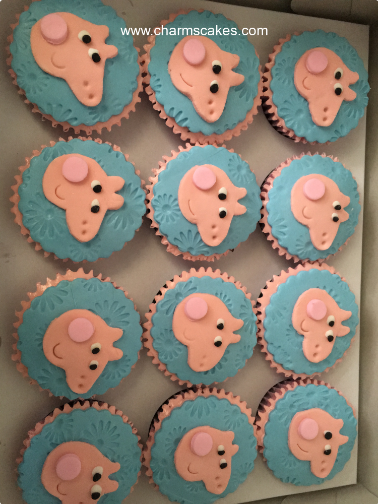 Peppa Pig Cupcakes Peppa Pig Custom Cake