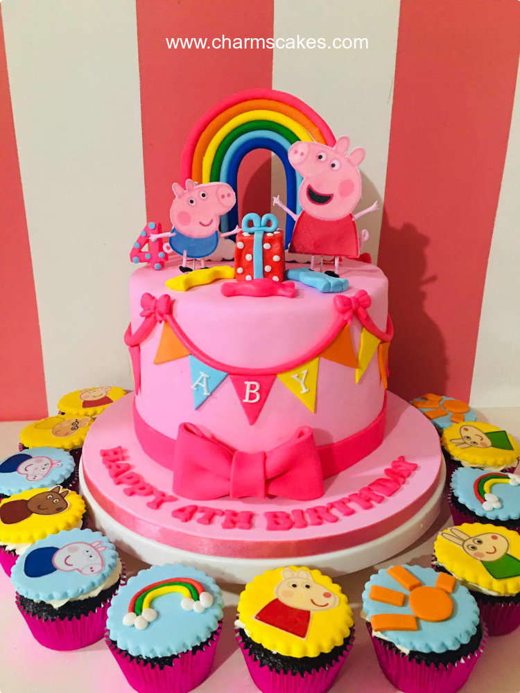 Aby Peppa Pig Custom Cake