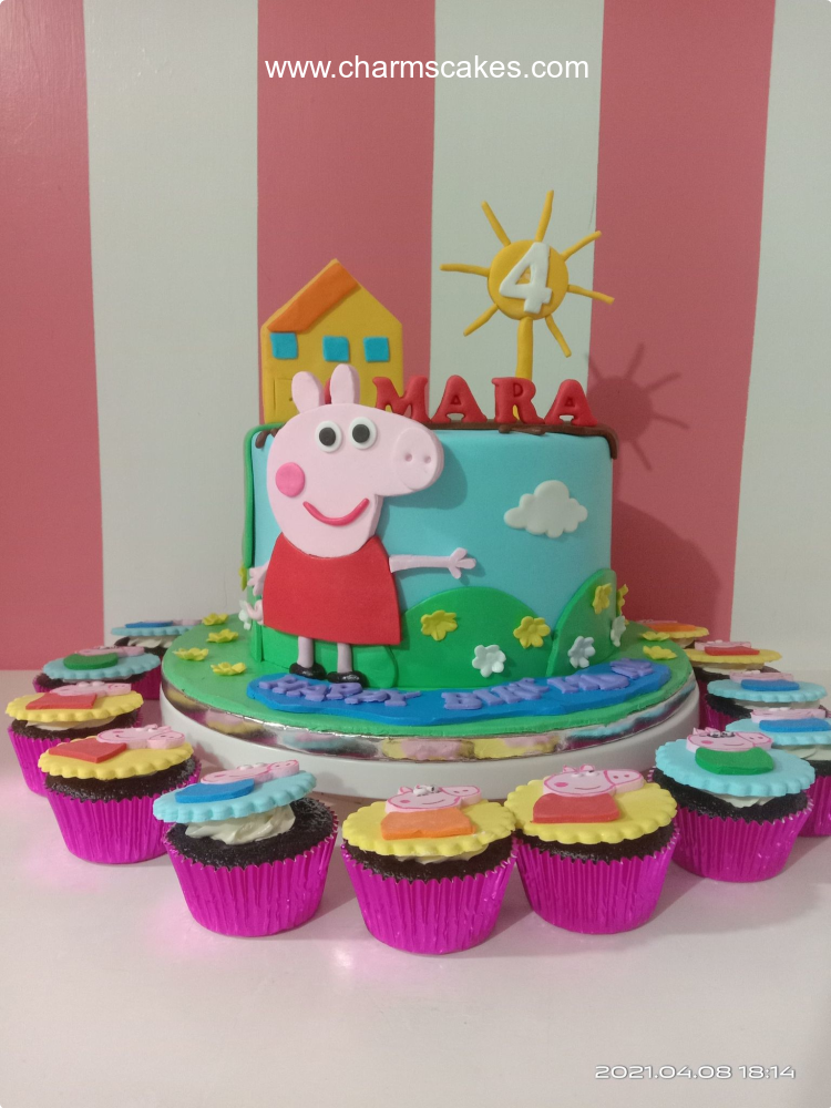 Mara's Peppa Pig Peppa Pig Custom Cake