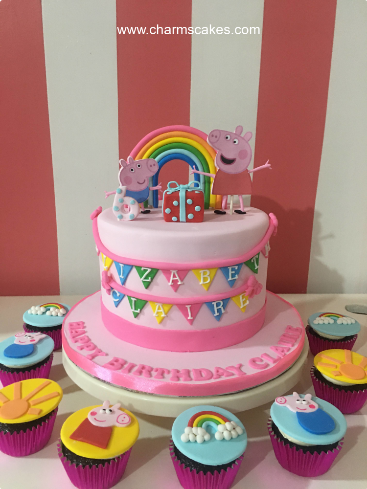 Iza Peppa Pig Custom Cake