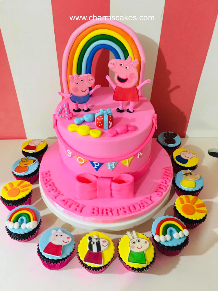 Sophie's Peppa Pig Custom Cake