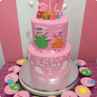 Peppa Pig (Kaly) Peppa Pig Custom Cake