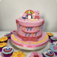 Peppa Pig (Marley) Peppa Pig Custom Cake