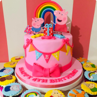 Aby Peppa Pig Custom Cake