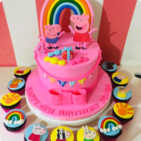 Sophie's Peppa Pig Custom Cake